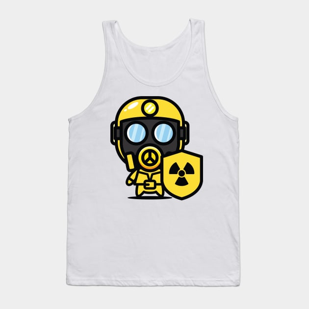 Nuclear researcher character Tank Top by verry studio